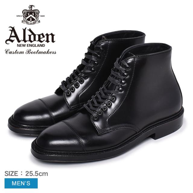 安いそれに目立つ オールデン ブーツ メンズ ストレートチップ ブラック 黒 Alden M05 Hy 靴 シューズ コードバン おしゃれ 人気 トラディショナル ビジ Dishub Sumedangkab Go Id