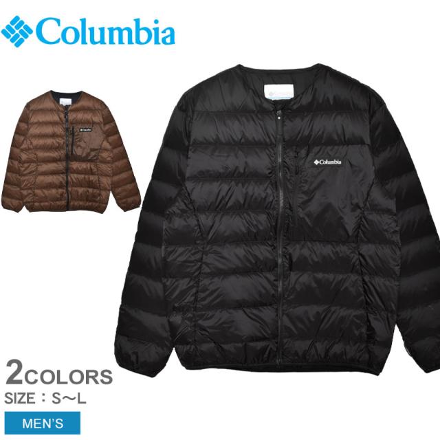 新発売の ノベルティプレゼント コロンビア アウター メンズ ウッドロードダウンジャケット ブラック 黒 ブラウン 茶 Columbia Pm0231 アウター オンラインストア限定 Www Flixel Org