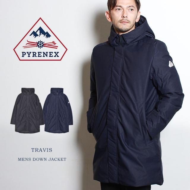 本日超得 ピレネックス ダウンジャケット トラヴィス メンズ ブランド 黒 アウター 上着 黒 防寒 Pyrenex Travis Hmm009 枚数限定 Kweli Shop