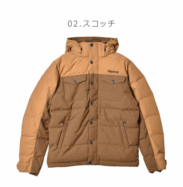 冬新作 マーモット ダウンジャケット メンズ Fordham Jacket ブラック 黒 ベージュ カーキ MARMOT 73870 アウター