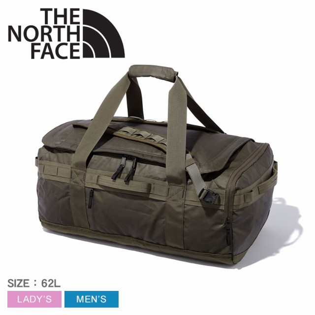 ザ ノースフェイス ダッフルバッグ レディース メンズ ベースキャンプボイジャーライト62L カーキ THE NORTH FACE NM82116 リュックサッ