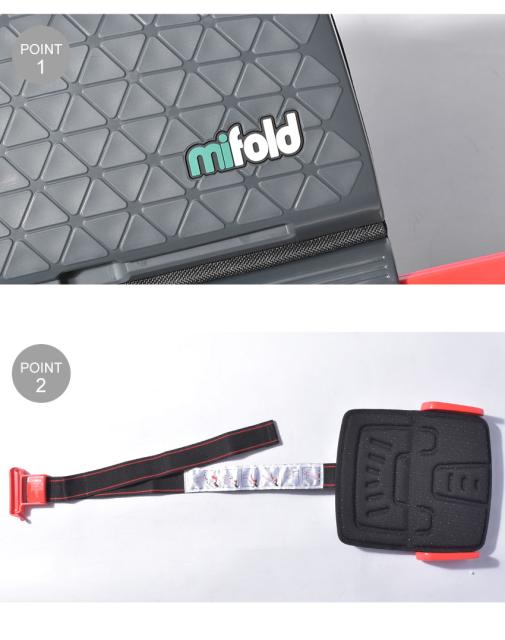 マイフォールド チャイルドシート キッズ ベビー ジュニア 子供 GRABANDGO BOOSTER SEAT ブルー 青 ピンク