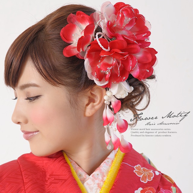 全ての 成人式 髪飾り 成人式の髪飾り 3点セット 振袖 卒業式 袴 はかま 結婚式 赤 白 花 パールビーズ ラメ ブラ 婚礼 着物 髪留め ヘアアクセ ふるさと納税 Carlavista Com