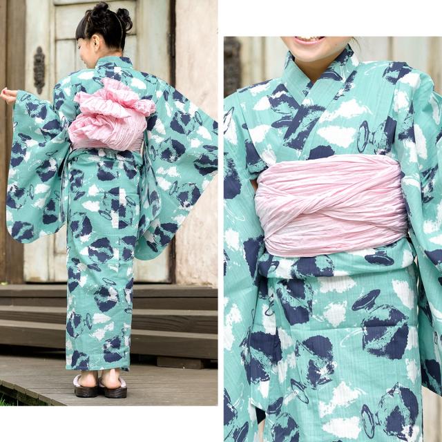 好評最新品 浴衣 モダン 綿 変わり織り モイカ 夏 【130cの通販はau PAY マーケット - SOUBIEN|商品ロットナンバー:378556245 キッズ 女の子 セット キッズ 女児 水色 ブルー ピンク かき氷 最新品通販