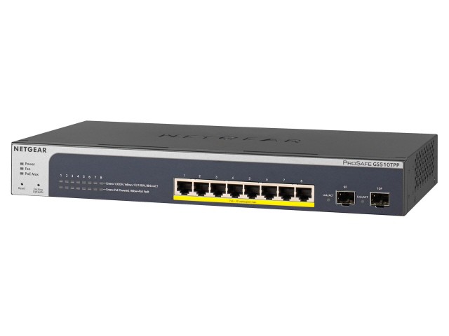 NETGEAR ネットワークハブ GS510TPP-100AJS