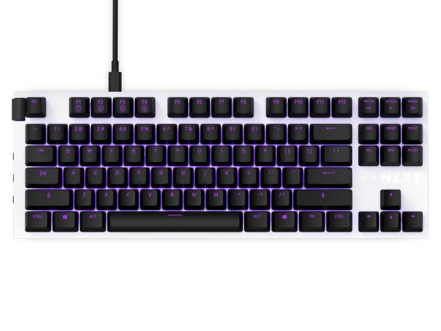 NZXT FUNCTION TENKEYLESS ゲーミングキーボード ブラック KB-1TKUS-BR