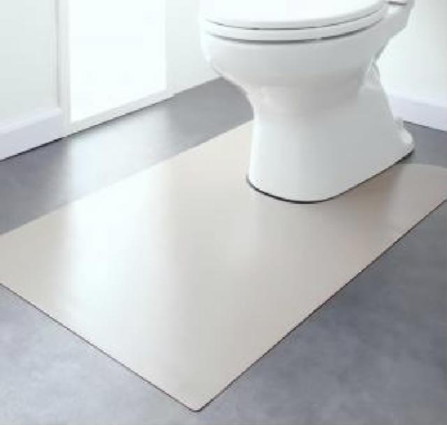 買い保障できる ダイニングラグ用トイレマット単品 拭ける・はっ水 本革 レザー 調モダンダイニングラグ・マット( サイズ :60×95cm)( メイン色 : ダーク, 御坊市 1aa51c23