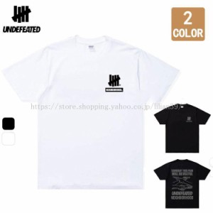 UNDEFEATED アンディフィーテッド プリント 春夏 半袖 Tシャツ ロゴTシャツ トップス Tシャツ おしゃれ メンズ レディース 