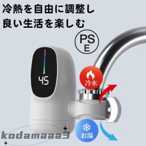 電気蛇口 電気温水器 電気タンクレス給湯器 電気温水ヒーター 電気水栓 家庭用温水器 3秒の速熱 3000W LCD温度表示 簡単インストール 冷