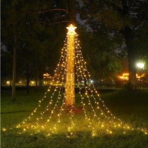 イルミネーション ドレープライト LED 439球 4.5m 屋外 防水 タイマー カーテン ガーデンライト クリスマス 電飾 おしゃれ 飾り シンボル