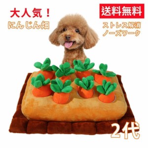 犬おもちゃ にんじん畑 2代 ノーズワーク 知育玩具 犬用品 人参柄 ペットおもちゃ ストレス解消 嗅覚訓練 8個タイプ 早食い防止 遊び 犬