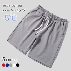  メッシュパンツ メンズ 半ズボン 夏 接触冷感 速乾 ハーフパンツ ゆったり サマーパンツ メッシュ 通気 吸汗 5分丈パンツ 男性 スポーツ