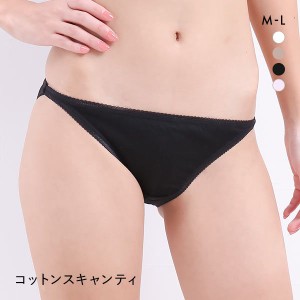 ショーツ レディース 大きいサイズ パンツ 下着 女性 メール便(4) Private Collection定番 コットン スキャンティ 単品