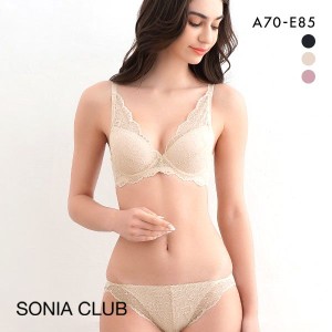 ソニアクラブ SONIA CLUB レース ブラジャー ショーツ セット ABCD