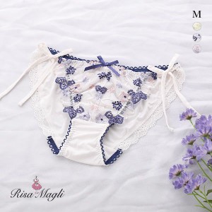 20％OFF【メール便(4)】 リサマリ Risa Magli カモミーユ サイドリボンショーツ 単品