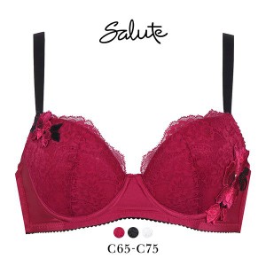 32％OFF ワコール Wacoal サルート Salute 22AWブルーム 75G BTJ475 BTJ775 女優Bra ブラジャー C 単品 デコルテ 谷間 リフトアップ