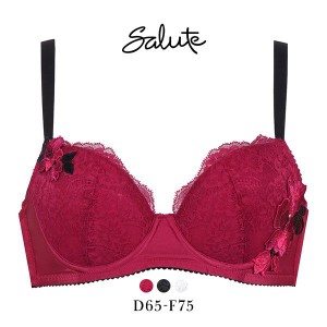 32％OFF【送料無料】 ワコール Wacoal サルート Salute 22AWブルーム 75G BTJ475 BTJ775 女優Bra ブラジャー DEF 単品 デコルテ 谷間 リ