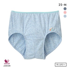 15％OFF【メール便(15)】 ワコール Wacoal JUNIOR さくらんぼ サニタリーショーツ キッズ ジュニア 女の子 ポケット付き 初潮対応 羽つき