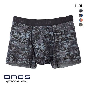 15％OFF【メール便(10)】 ブロス バイ ワコールメン BROS by WACOAL MEN 動きにフィット！キモチイイパンツ ボクサーパンツ LL 3L 前閉じ