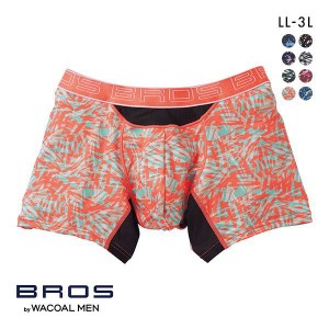 15％OFF【メール便(7)】 ブロス バイ ワコールメン BROS by WACOAL MEN AIR VENT BOXERS フロント快適グラマラス ボクサーパンツ LL 前閉