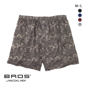 15％OFF【メール便(10)】 ブロス バイ ワコールメン BROS by WACOAL MEN トランクス 前あき ML なめらか ジャストウエスト