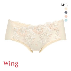 15％OFF【メール便(4)】 ワコール Wacoal ウイング Wing 24SS KB2720 後ろ姿きれいブラ ショーツ ML ラインレス ヘム ひびきにくい 単品