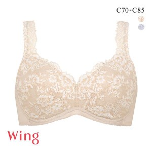 15％OFF ワコール Wacoal ウイング Wing ブラジャー ノンワイヤー 自然なまるみのバストラインでやさしいつけごこち C 単品