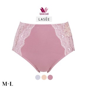 ショーツ レディース パンツ 下着 女性 15％OFF メール便(5) ワコール Wacoal ラゼ LASEE 27G PFA127 ハイレッグ ふかめ ML 綿混 単品