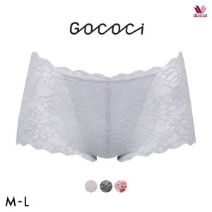 15％OFF【メール便(4)】 ワコール Wacoal ゴコチ GOCOCi PGG197 CGG297 ノーマルショーツ ビキニ 総レース ML 単品