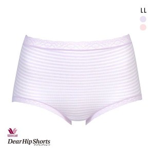 ショーツ レディース 深ばき 15％OFF メール便(5) ワコール Wacoal ディアヒップ DearHip Shorts スタンダード 綿混 吸汗速乾 LL 大きい