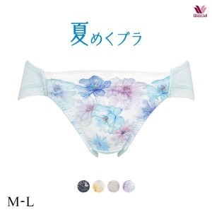 ショーツ レディース パンツ 下着 女性 15％OFF メール便(4) ワコール Wacoal BRB465 夏めくブラ ノーマル ML ハイレッグ ビキニタイプ