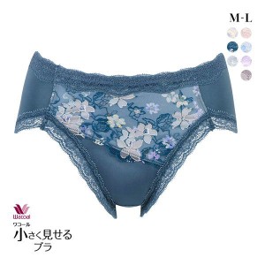 ショーツ レディース パンツ 下着 女性 15％OFF メール便(5) ワコール Wacoal 小さく見せるブラ BRB423 BRG423 ハイレッグ ジャストウエ