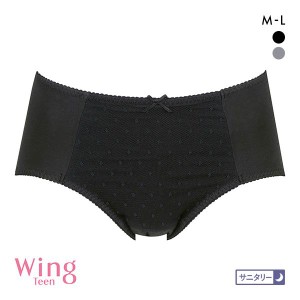 15％OFF【メール便(5)】 ワコール Wacoal ウイング Wing teen サニタリーショーツ 多い日用 ナイト用 ML ジュニア ティーン パンツ 羽付