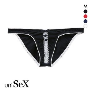 45％OFF【メール便(4)】 ユニセックス uniSeX コットンベア天 メイド風 ハーフバックショーツ M ジェンダーレス 男女兼用 TMコレクション