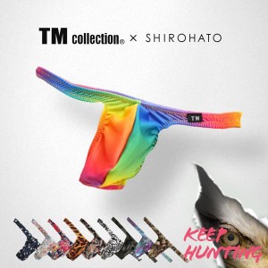 【メール便(3)】 ティーエム コレクション TM collection × SHIROHATO コラボ YKS Variety of patterns Tバック ビキニ ブリーフ