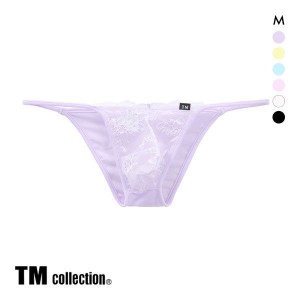 38％OFF【メール便(3)】 ティーエム コレクション TM collection NewT2M2 レース セクシー ハーフバック ビキニ M メンズ