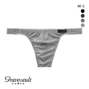 メンズ パンツ 下着 セクシー ビキニ Tバック グレイブボールト Gravevault PLAIN 前閉じ ML 3051006 ショーツ 男性用 秋新作