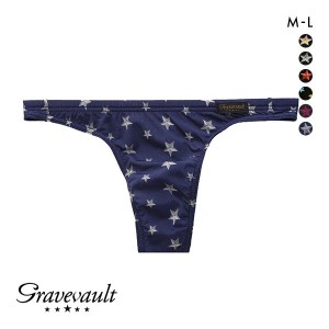 メンズ パンツ 下着 セクシー ビキニ Tバック グレイブボールト Gravevault STAR STUDS ML 3051216  ショーツ 男性用 秋新作