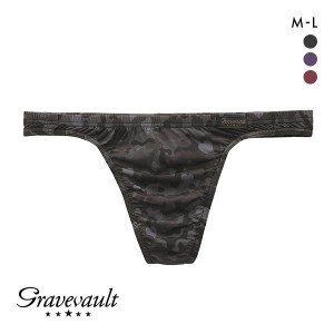 25％OFF グレイブボールトGravevault Love camouflage Tバック ビキニ メンズ 前とじ ML 3051916