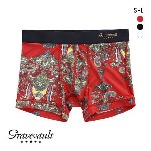 ボクサーパンツ 34％OFF グレイブボールト Gravevault Oriental BANDANA ショート SML バンダナ ペイズリー