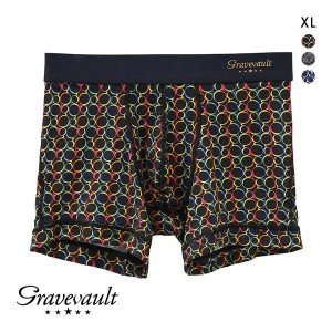 ボクサーパンツ メンズ パンツ 下着 男性 38％OFF グレイブボールト Gravevault Monogram ショート XL