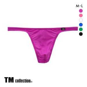 25％OFF【メール便(3)】 ティーエム コレクション TM collection ガーゼ調2way 定番スタイル Tバック ML メンズ 前とじ ビキニ 日本製