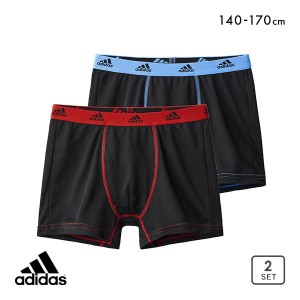 20％OFF アディダス adidas ボクサーパンツ 2枚組 前あき キッズ ジュニア 男の子 男児 吸汗速乾