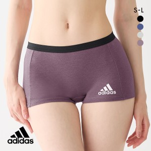 ショーツ レディース パンツ 下着 女性 20％OFF メール便(5)  アディダス adidas ハーフ  ボーイレングス スポーツ    綿混 単品