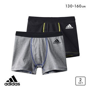 20％OFF アディダス adidas ボクサーパンツ 2枚組 キッズ ジュニア 男の子 男児 前あき