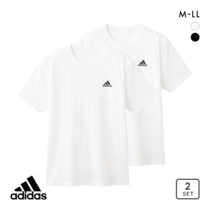 20％OFF アディダス adidas 2P クルーネック 半袖 Tシャツ 2枚組 メンズ スポーツ 吸汗速乾