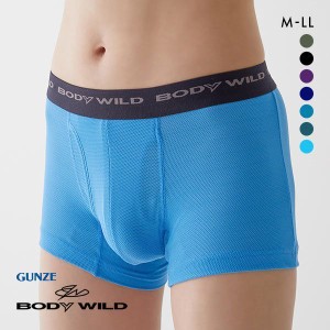 ボクサー パンツ メンズ 20％OFF メール便(15) グンゼ GUNZE ボディワイルド BODY WILD 吸汗速乾 メッシュ BWB084J