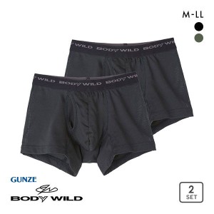 ボクサー パンツ メンズ 20％OFF メール便(30) グンゼ GUNZE ボディワイルド BODY WILD 2点セット 吸汗速乾 メッシュ BWB084J