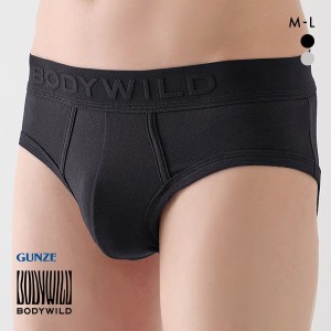 20％OFF【メール便(15)】 グンゼ GUNZE ボディワイルド BODY WILD 前閉じ ブリーフ メンズ オーガニックコットン混 M L