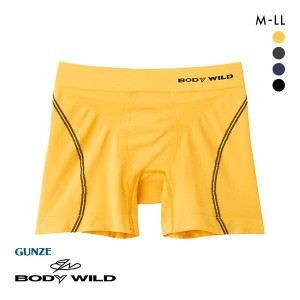 ボクサー パンツ メンズ 20％OFF メール便(15) グンゼ GUNZE ボディワイルド BODY WILD e-BOXER サイドライン 3D-BOXER 立体成型 前と